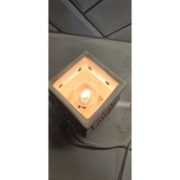Scentsy Wax Warmer With "Live Simply" & "Laugh Often" - Picture 4 of 4
